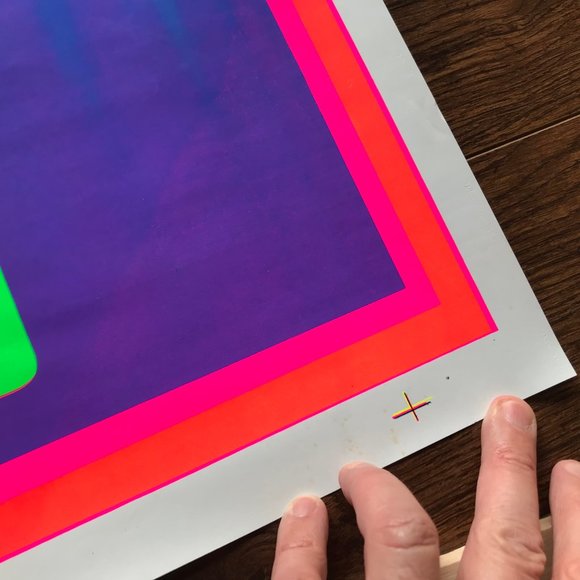 ECOLOGY Psychedelic Blacklight VINTAGE BLACK LIGHT POSTER PRINT 1969 - Picture 8 of 12